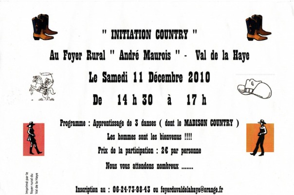 affiche initiation country
