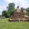 debut montage du feu