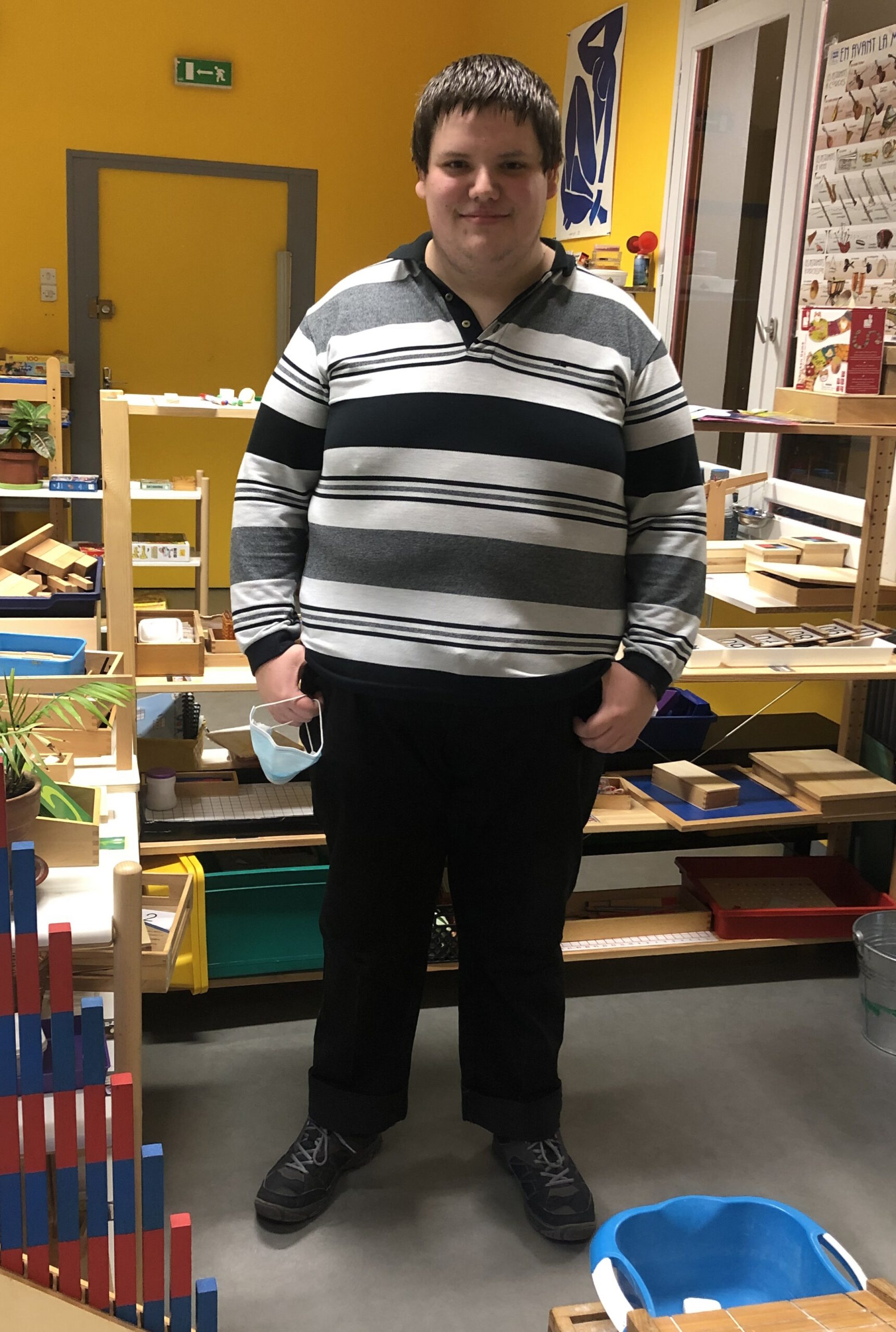 Romain Gardin ATSEM école Val de la Haye