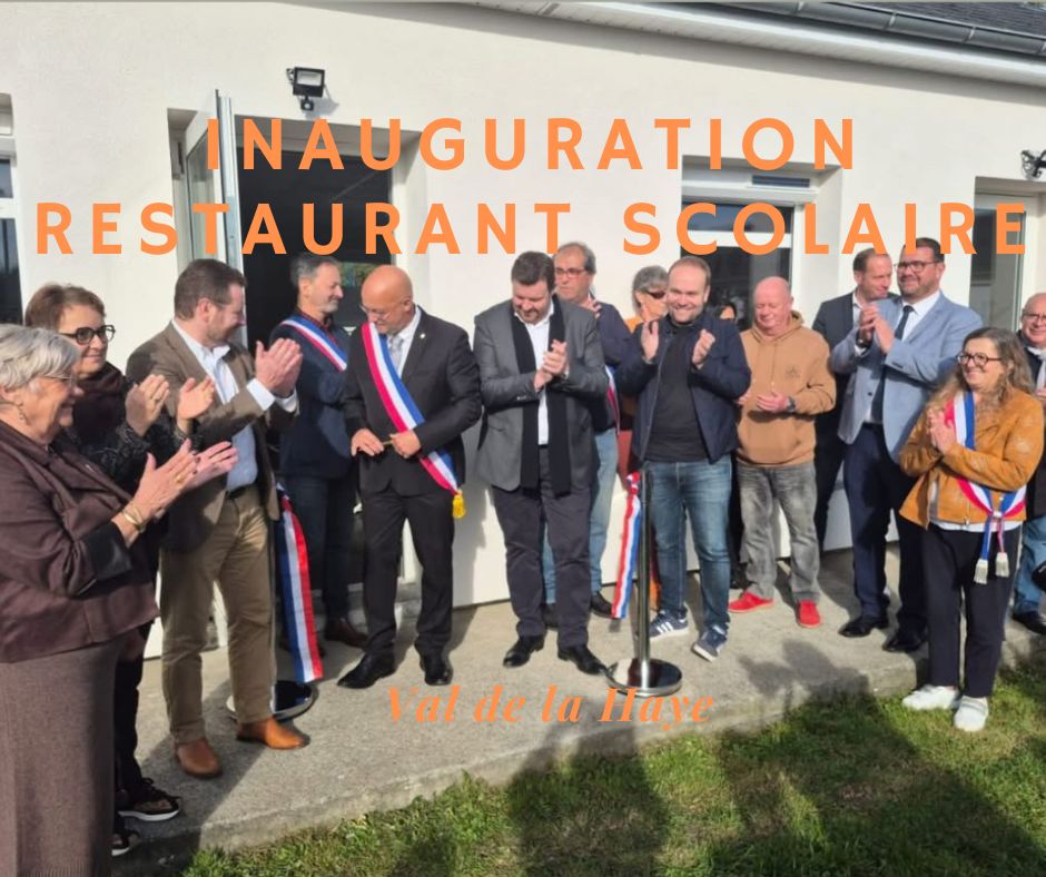 Inauguration du restaurant scolaire