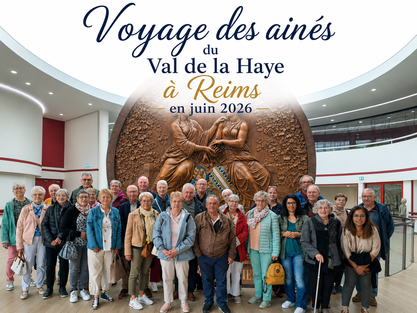 Les aînés à la découverte de Reims et de la Champagne