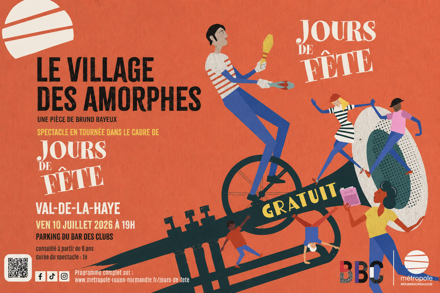 Au théâtre ce soir vendredi 10 juillet au Val de la Haye !