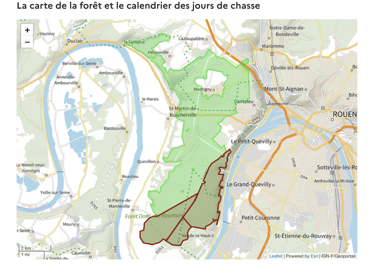 Chasse en forêt de Roumare 2026 – 2027